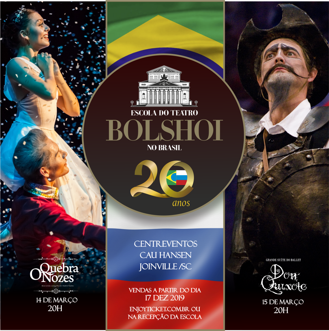 Conheça a programação dos 20 anos do Bolshoi no Brasil
