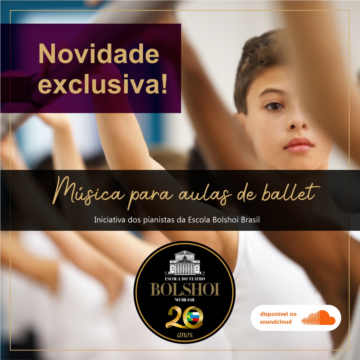 Bolshoi Brasil disponibliza playlist com músicas de balé