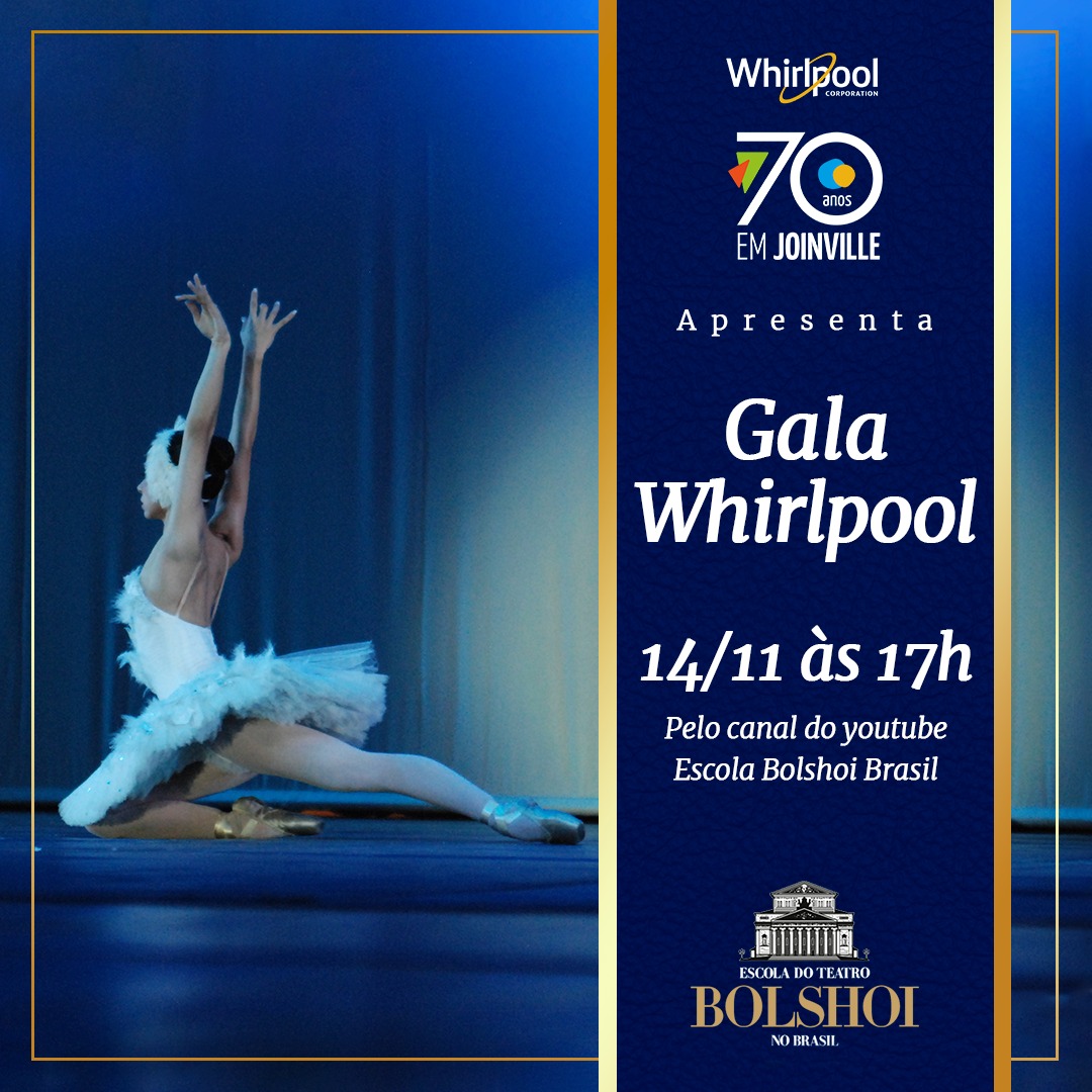 Escola Bolshoi apresenta Gala Whirlpool