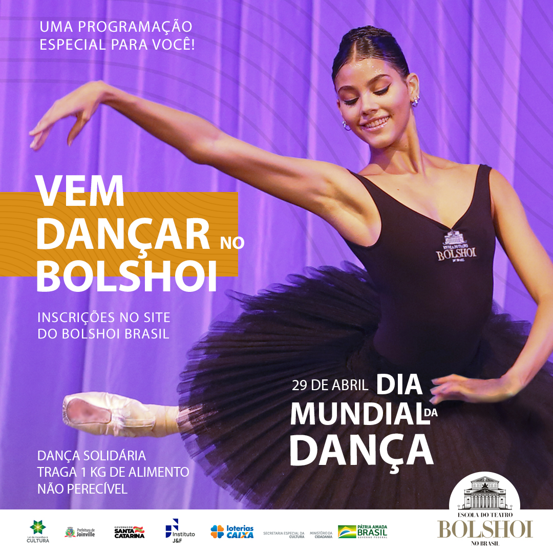 Dia Mundial da Dança no Bolshoi Brasil