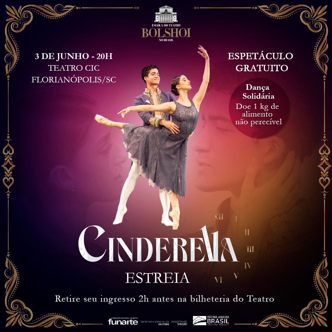 Bolshoi Estreia Cinderella em Florianópolis