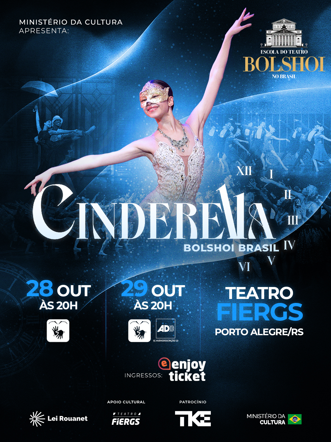Cinderella Bolhsoi Brasil em Porto Alegre/RS
